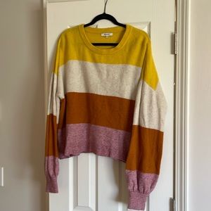Madewell colorblock sweater